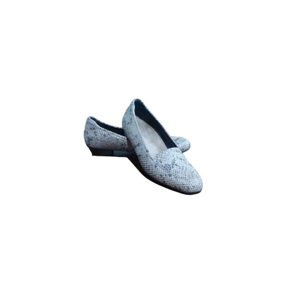 Clarks Artisan Faux Snakeskin Loafers, Taupe, Sz‎ 8N